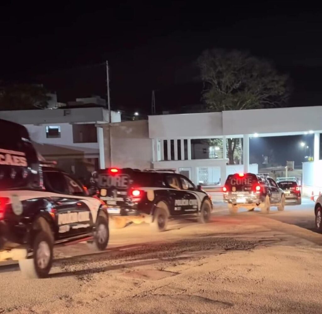 Policiais durante a operação Polícia Civil/Instagram