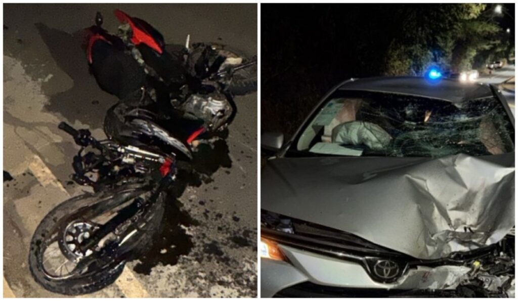 ele. Vídeos em alta no g1 Com o impacto, o motociclista caiu ao solo e morreu no