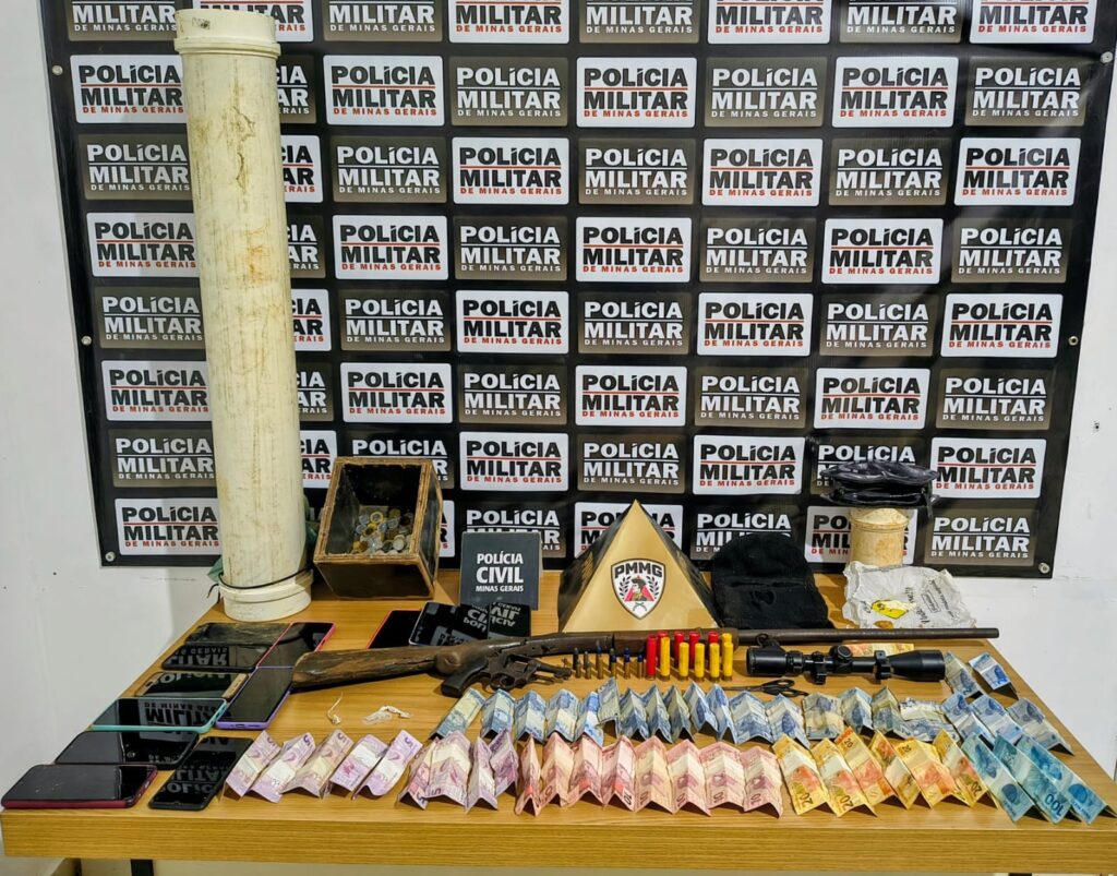 Material apreendido pela PM Polícia Militar/Divulgação