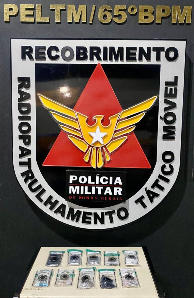 Material apreendido pela PM Polícia Militar/Divulgação
