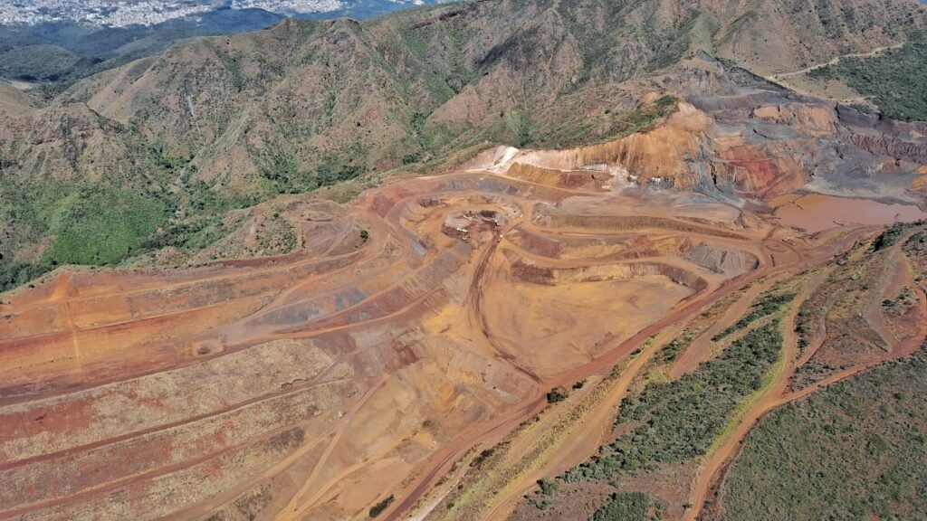 está minerando na Serra do Curral Lucas Franco/TV Globo