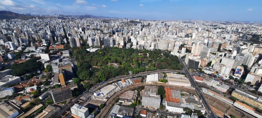 Vista panorâmica de BH Lucas Franco/TV Globo