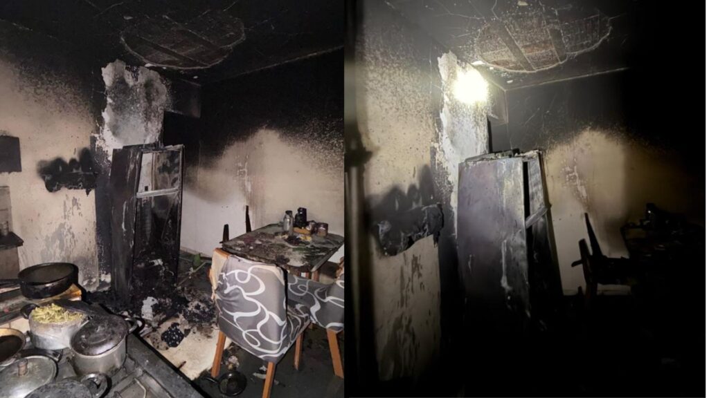 provoca incêndio em casa de Patos de Minas Corpo de Bombeiros/Reprodução