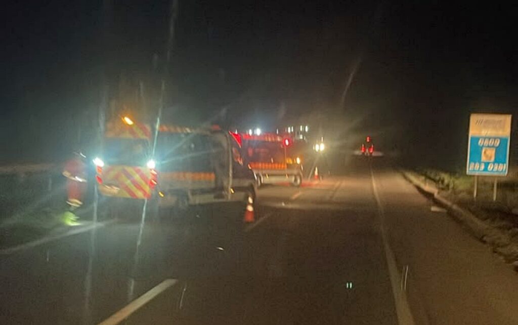 volta das 18h40, na altura do km 823, no sentido Belo Horizonte. 📲 Siga a págin