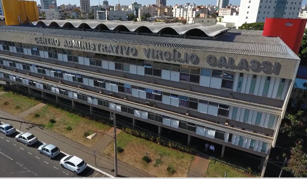 Centro Administrativo de Uberlândia Prefeitura de Uberlândia Reprodução/TV Integra