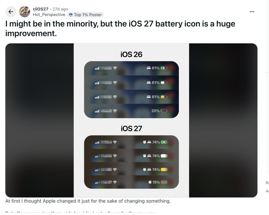 Usuários avaliam Ios 27 Beta: fluidez elogiada e bateria divide opiniões