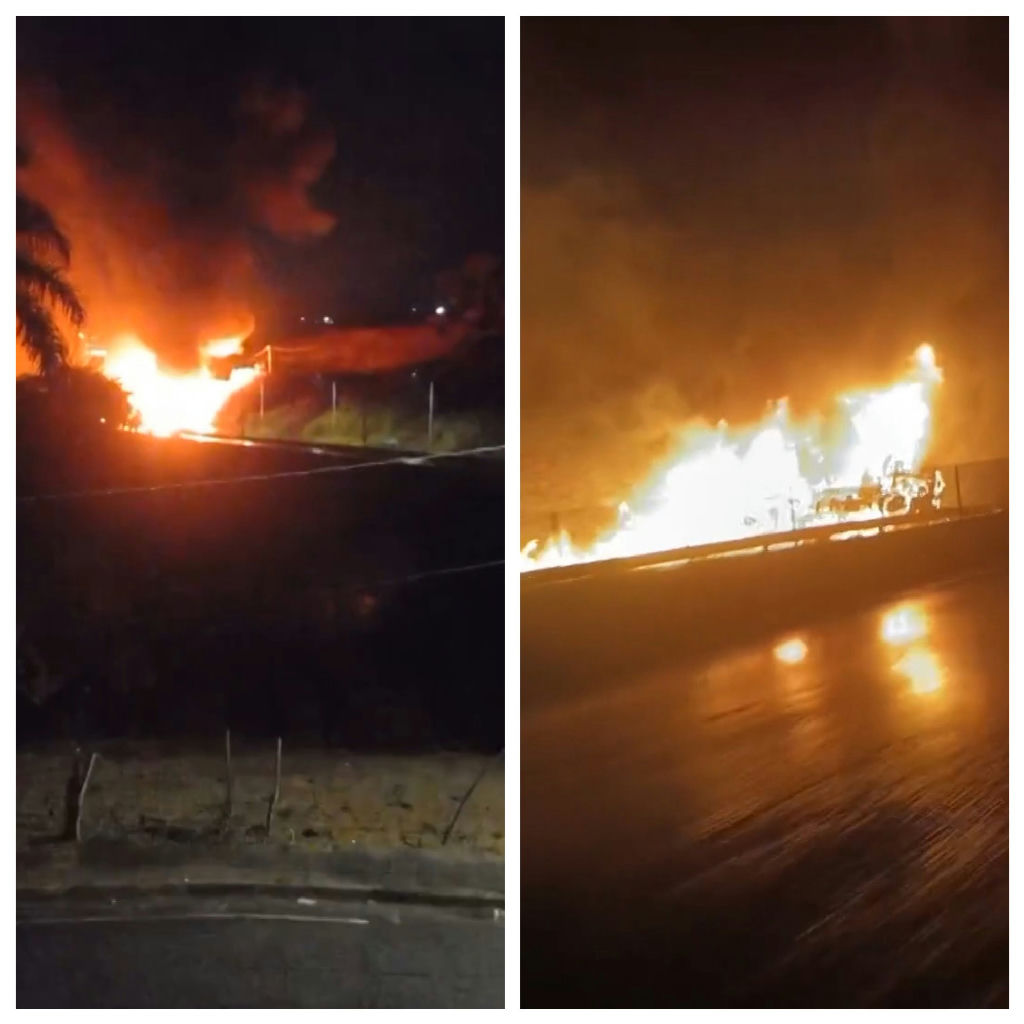 Acidente trágico: caminhão-tanque incendeia na Mg-010 e motorista morre carbonizado