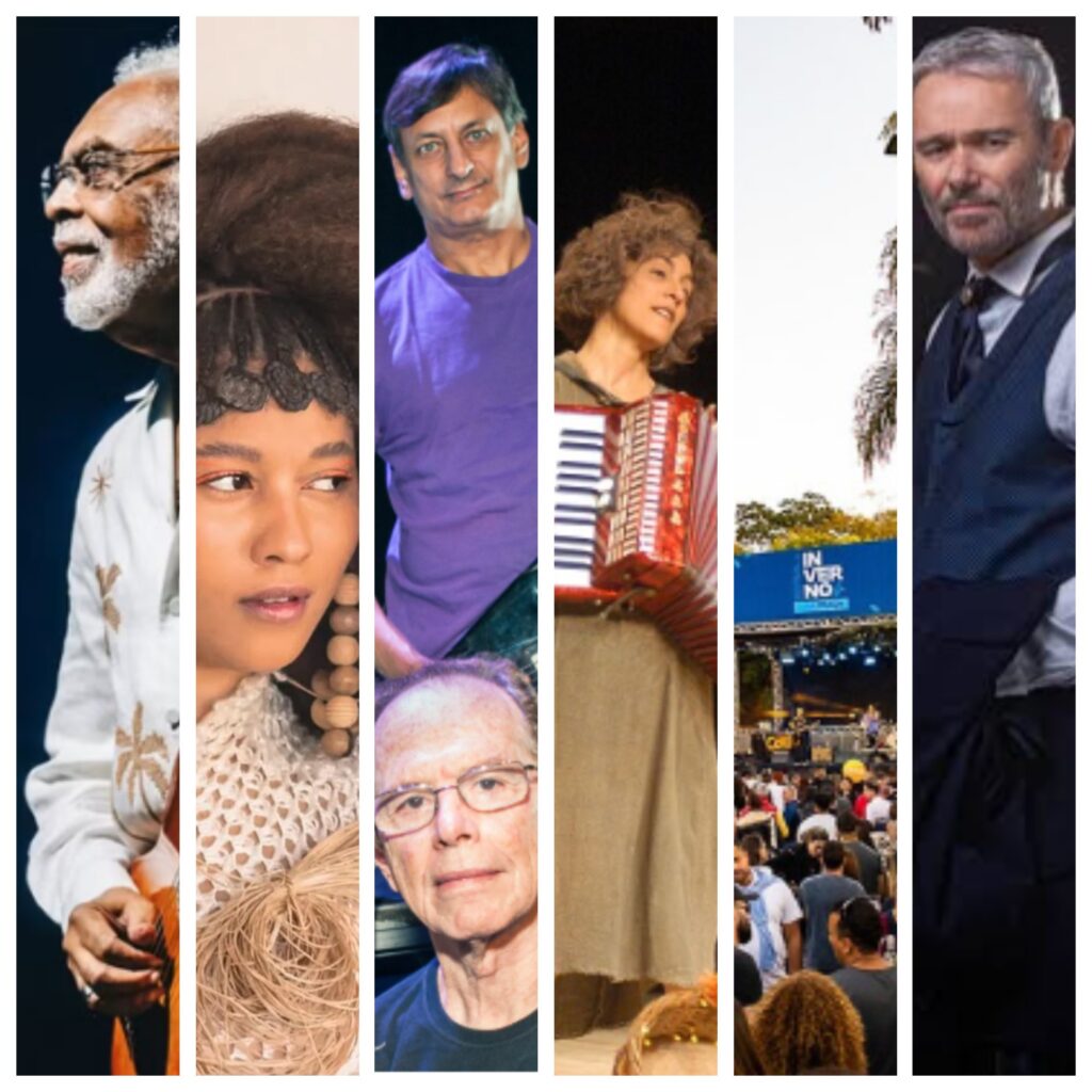 Agenda cultural de peso em BH e região: Gilberto Gil, Beto Guedes e teatro marcam a semana