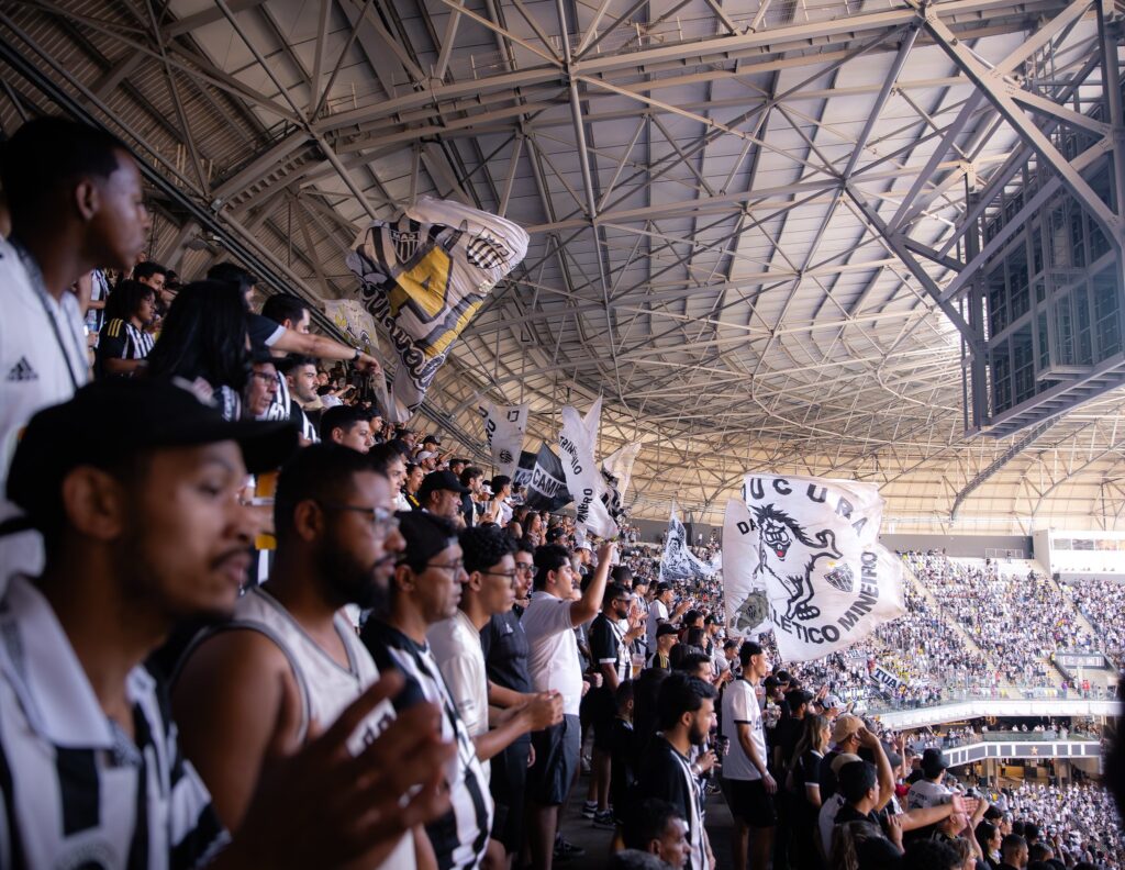 Confronto em jogo do Atlético Mineiro na Arena MRV termina com duas detenções