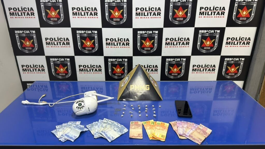 Homem é preso por tráfico de drogas em imóvel próximo a creche em Pirapora