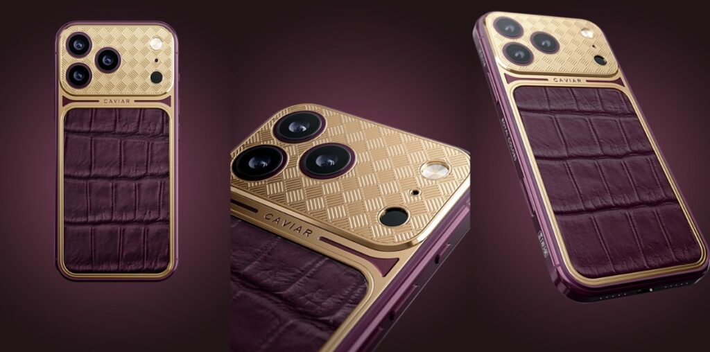 Marca de luxo Caviar revela suposto design e data de estreia do iPhone 18 Pro