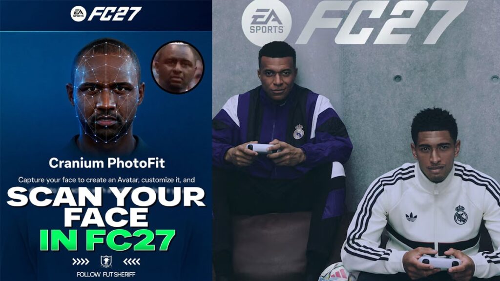 Personalização em EA FC 27: rumor sugere escaneamento facial para criar atletas