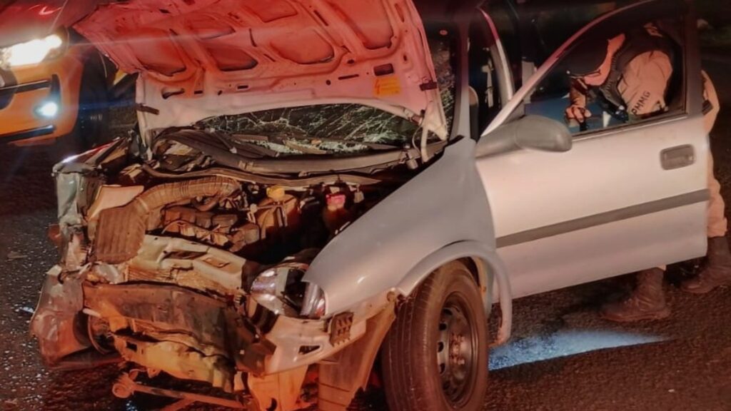 Tragédia em Uberlândia: duas mortes e três feridos em grave colisão na Mgc-455