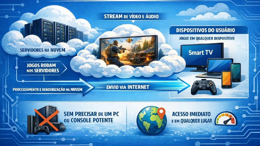 Cloud gaming: como a tecnologia de streaming transforma o acesso aos jogos