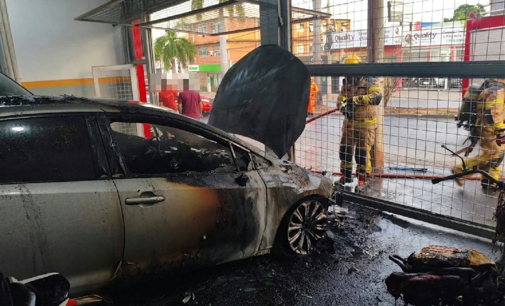 Guarda Municipal prende suspeito de incêndio criminoso em loja de veículos de Montes Claros