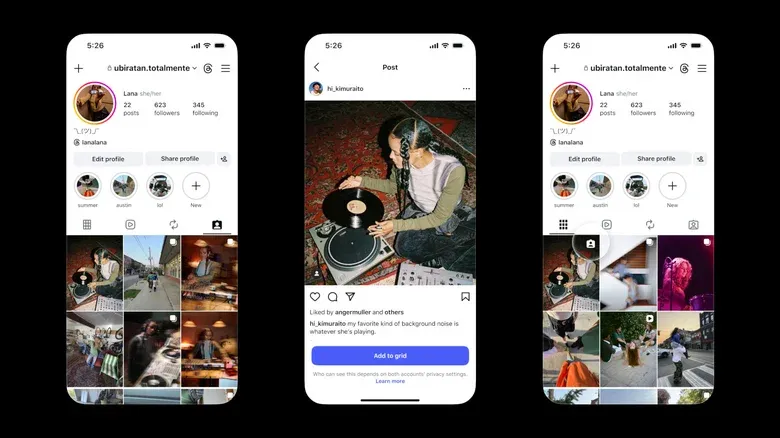 Instagram inova: posts marcados agora podem integrar a grade principal do perfil