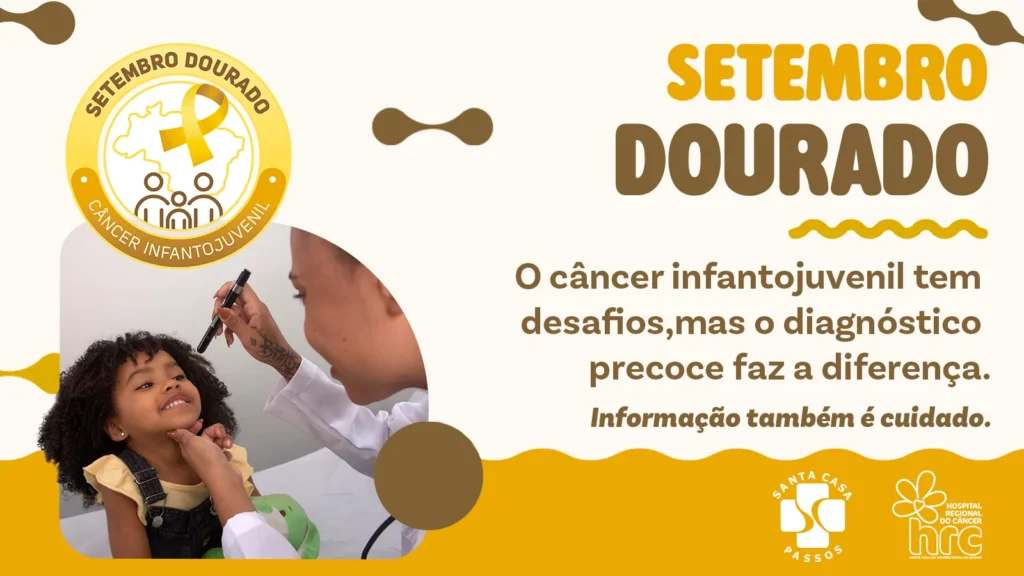 Setembro Dourado reforça a importância do diagnóstico precoce no câncer infantojuvenil