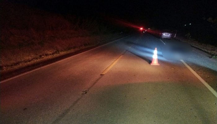 Atropelamento na Mgc-267 em Machado resulta em morte de pedestre