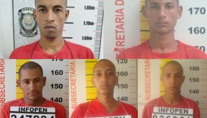 Buscas continuam por cinco detentos que escaparam de presídio em Águas Formosas