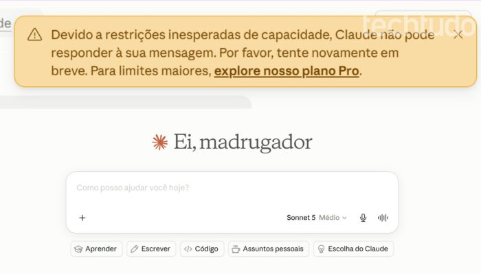 Chatbot Claude e serviços da Anthropic enfrentam instabilidade global nesta quarta-feira (5