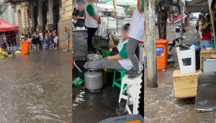 Chuva intensa em Belo Horizonte: Feira Hippie e Virada Cultural sofrem impactos no Centro da capital