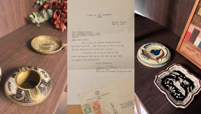 Coleção de 500 cinzeiros e carta de Taiwan revelam a vida singular em casa modernista de BH