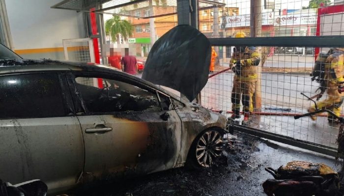 Guarda Municipal prende suspeito de incêndio criminoso em loja de veículos de Montes Claros