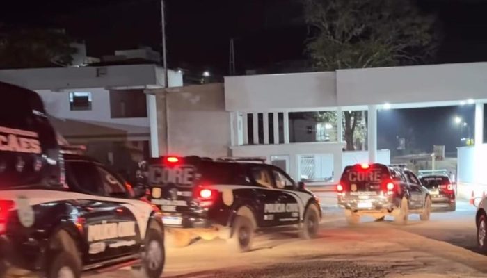 Policiais durante a operação Polícia Civil/Instagram