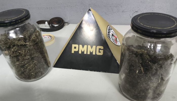 Droga apreendida na casa do suspeito PM/Divulgação