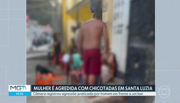 Mulher é agredida com chicotadas em Santa Luzia