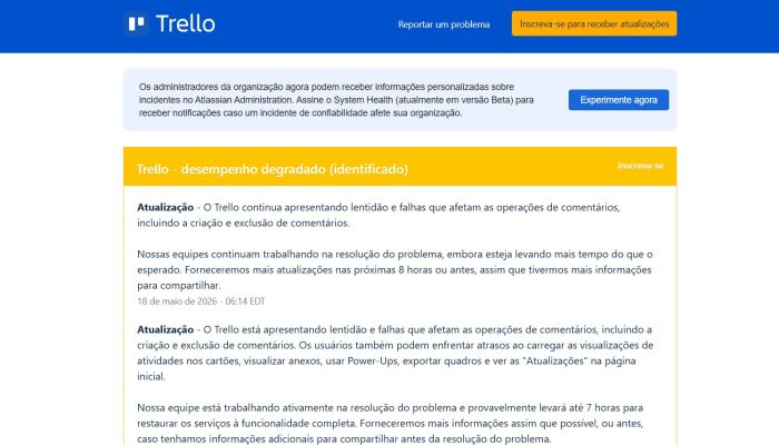 Foto: Distribuição: Trello