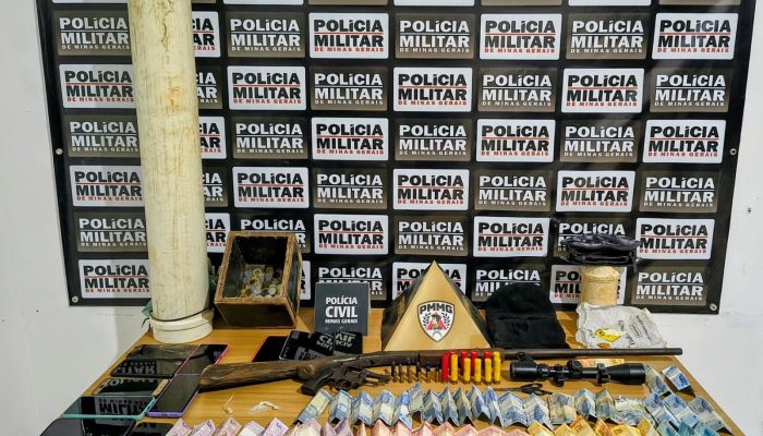 Material apreendido pela PM Polícia Militar/Divulgação