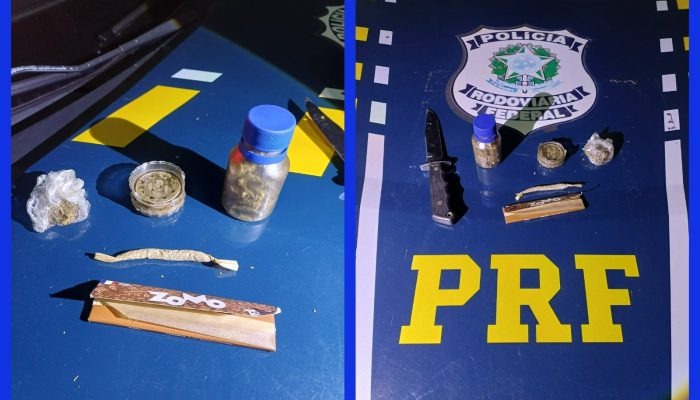 ção de maconha e apetrechos utilizados para o consumo da droga. Ainda segundo a