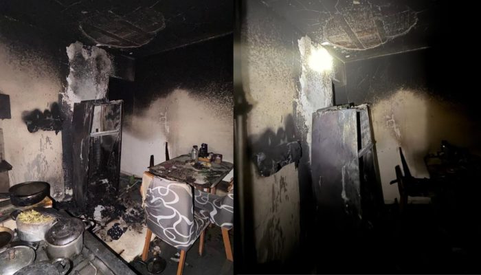 provoca incêndio em casa de Patos de Minas Corpo de Bombeiros/Reprodução