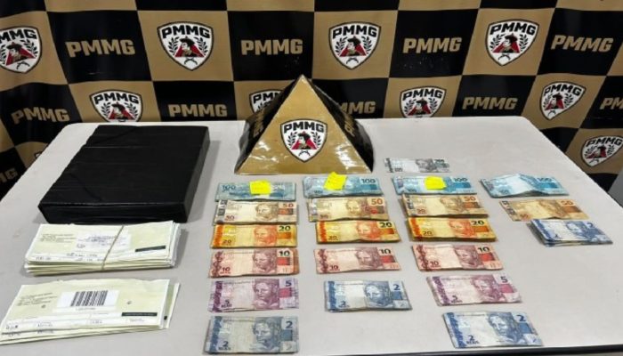 Funcionário de posto em Frutal é preso com dinheiro desviado da empresa PM/Divulgação