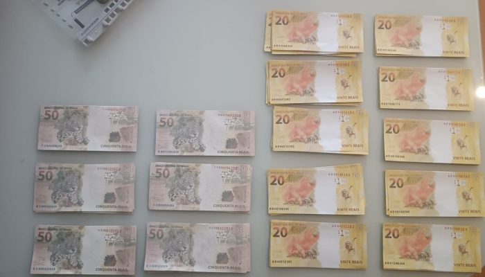 mil em notas falsas são apreendidos em Juiz de Fora Polícia Federal/Divulgação