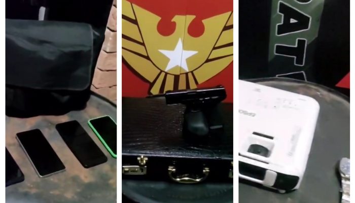 três homens armados e teve cerca de R$ 500 mil em joias e outros produtos roubad