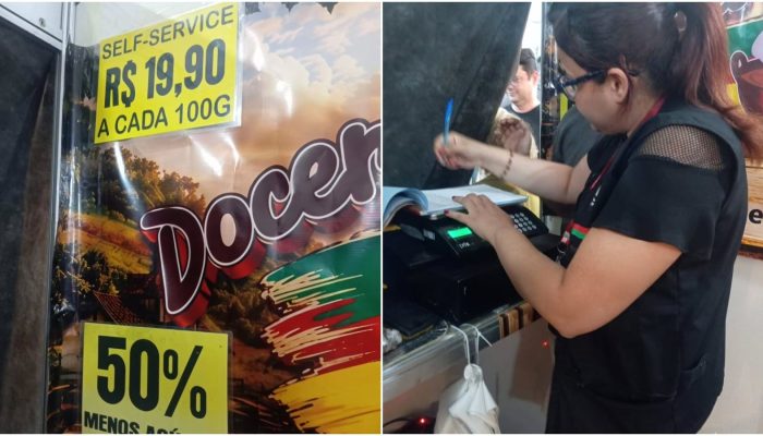 Consumidores denunciam constrangimento e preços abusivos em stand de doces na Expocrato