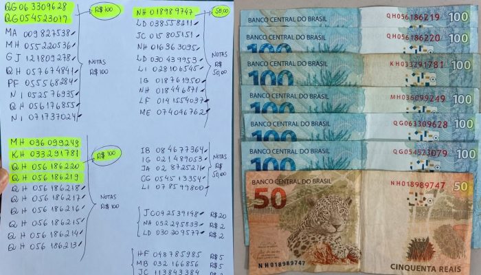 Patrão desconfiado: Diarista é presa em Patos de Minas por furto qualificado após rastreamento de notas