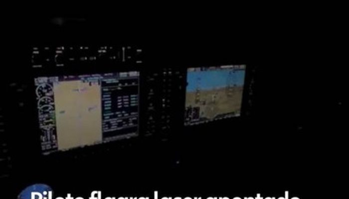 Perigo no céu de Divinópolis: piloto de aeronave de saúde flagra laser durante voo noturno