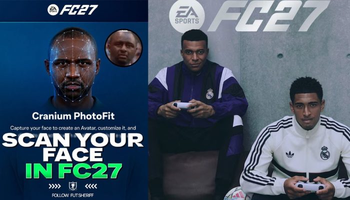 Personalização em EA FC 27: rumor sugere escaneamento facial para criar atletas
