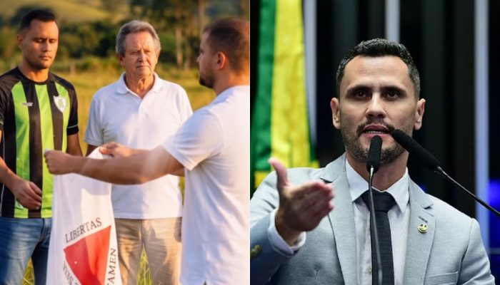 Senador Cleitinho usa inteligência artificial em vídeo com pai e irmão falecidos