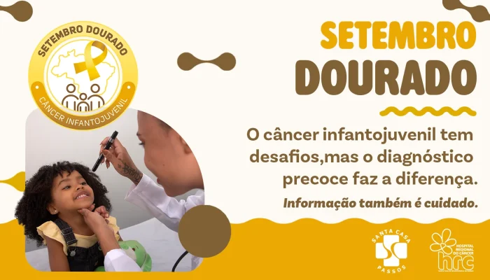 Setembro Dourado reforça a importância do diagnóstico precoce no câncer infantojuvenil