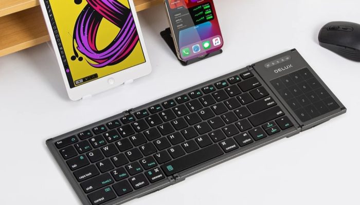 Teclado dobrável com touchpad: a solução portátil que promete produtividade móvel