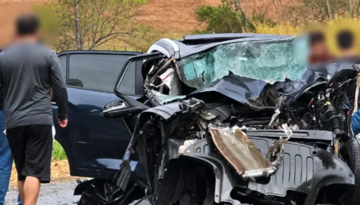 Tragédia na Br-146 em Guaxupé deixa três mortos após colisão frontal