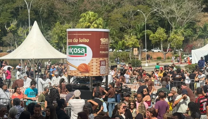 Viçosa celebra centenário com produção recorde de 3,4 toneladas de doce de leite